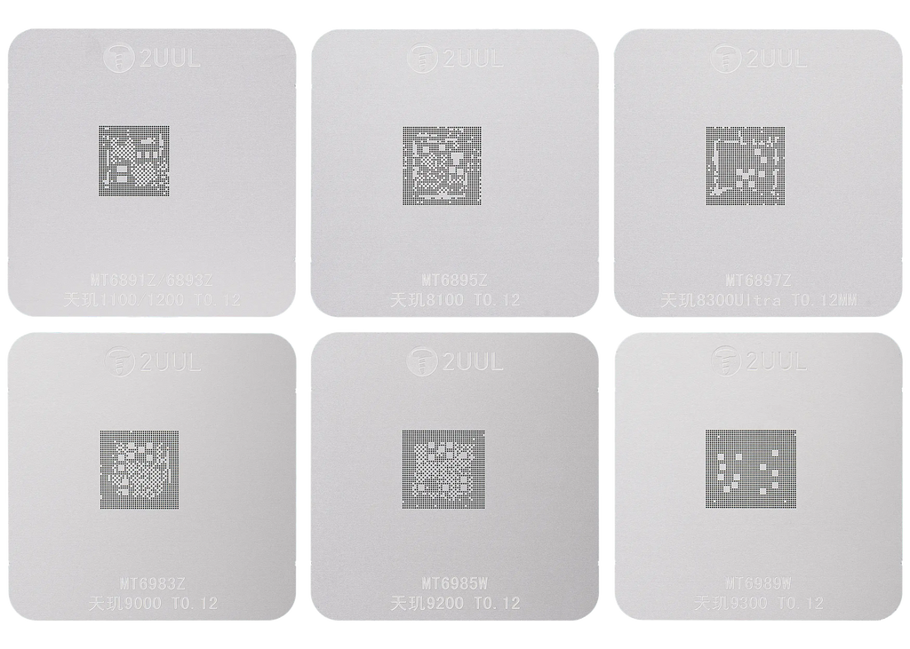 BH17 CPU Reball Base Magnetic Dual-Sided Reballing-Plattform Set (CPUX75) (2UUL)