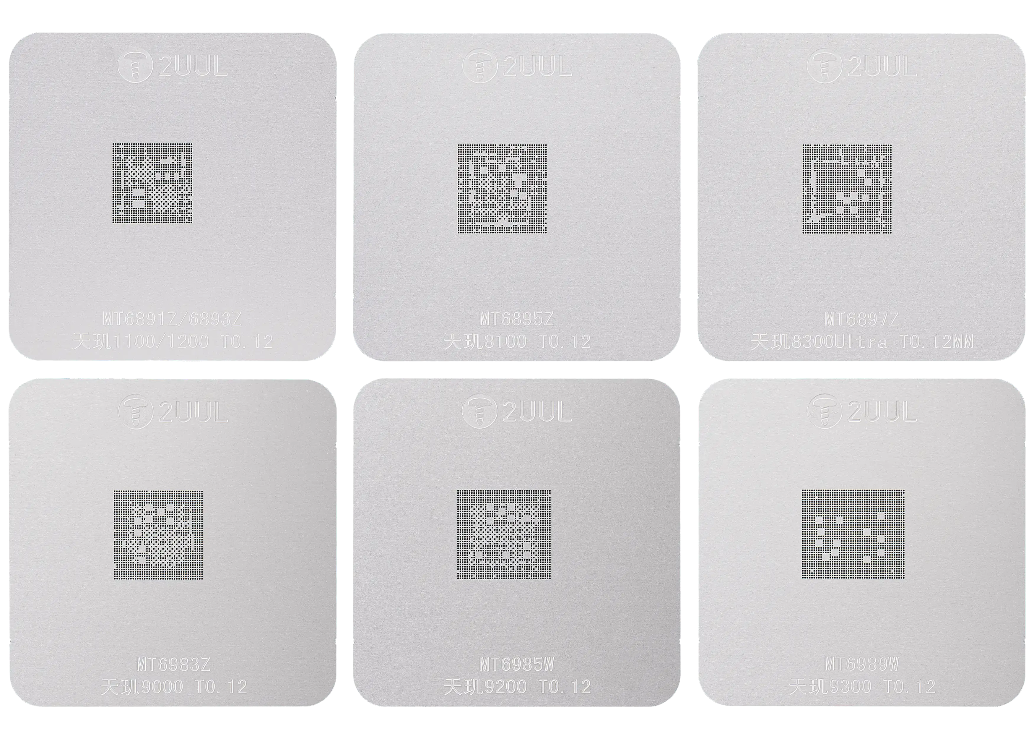 BH17 CPU Reball Base Magnetic Dual-Sided Reballing-Plattform Set (CPUX75) (2UUL)
