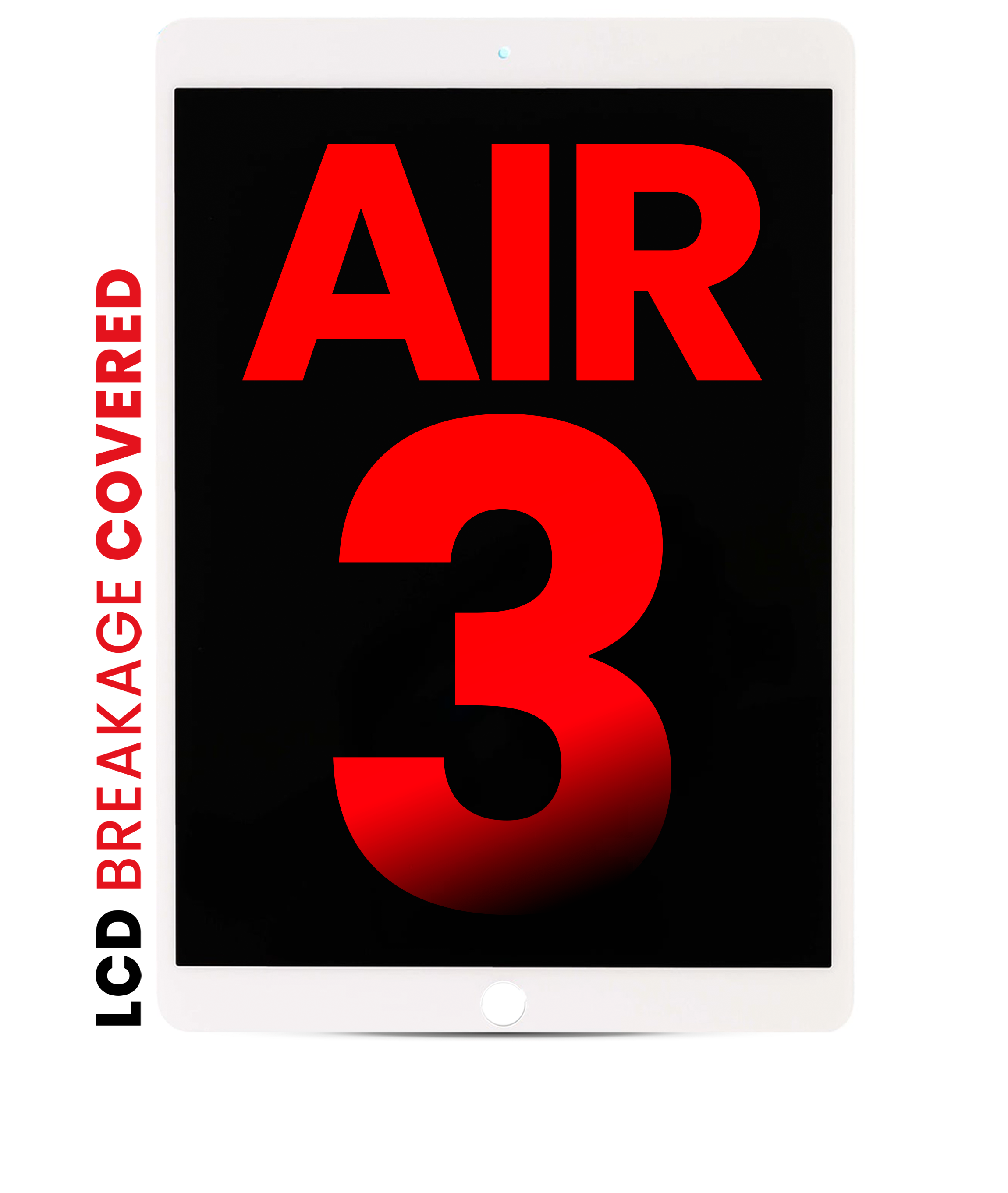 LCD Display with Digitizer for iPad Air 3 (Aftermarket Pro: XO7-2) (White)