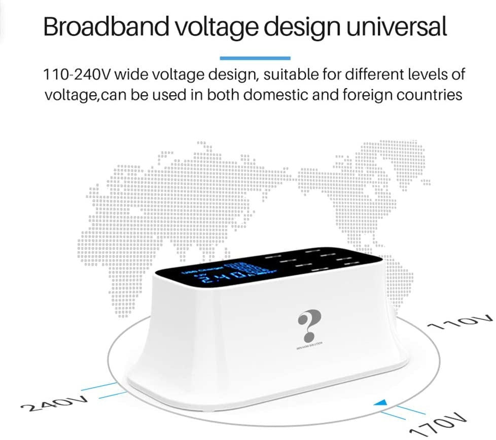 USB Fast Charging Hub with Quick Charge 3.0 (8 Ports) (A19Q)
