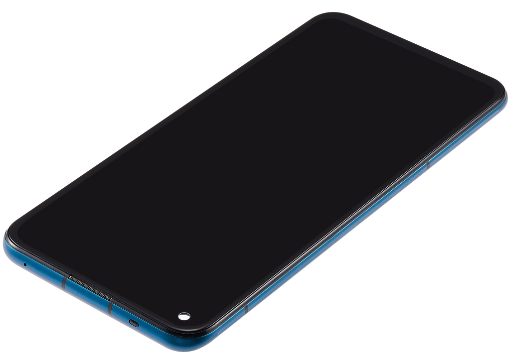OLED-Display mit Rahmen Compatible für Huawei Nova 7 (2020) (Refurbished) (Forest Green)