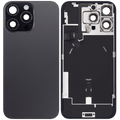 Backcover mit MagSafe Magnet & NFC & Blitz-Flexkabel für iPhone 16 Pro Max (gebrauchter OEM-Ausbau, Qualität C) (Schwarz Titanium)