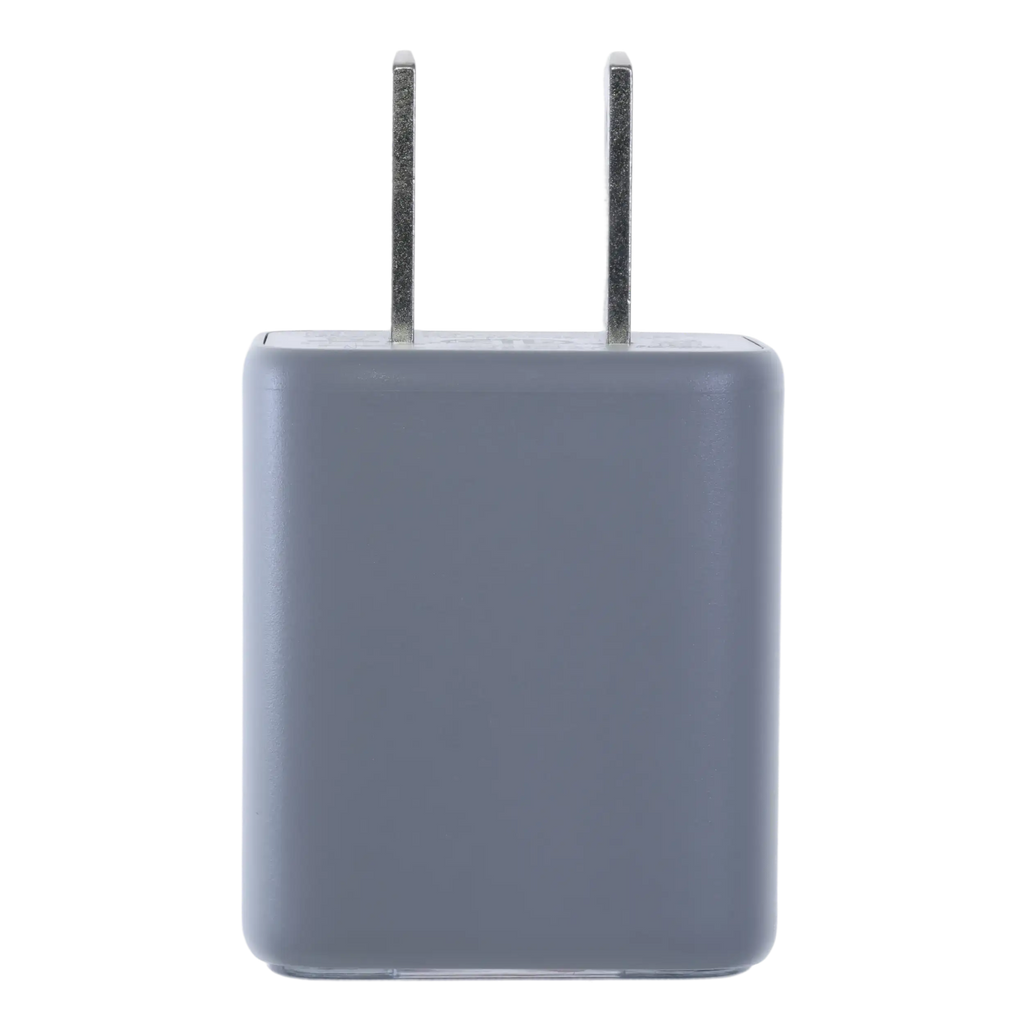 AmpSentrix Pro 30W 2-in-1 USB-C / USB-A GaN Wall Adapter (Natural Titanium)