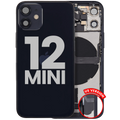Backcover/Rahmen+Ladebuchse-Flex+Kleinteile iPhone 12 Mini US OEM C Schwarz