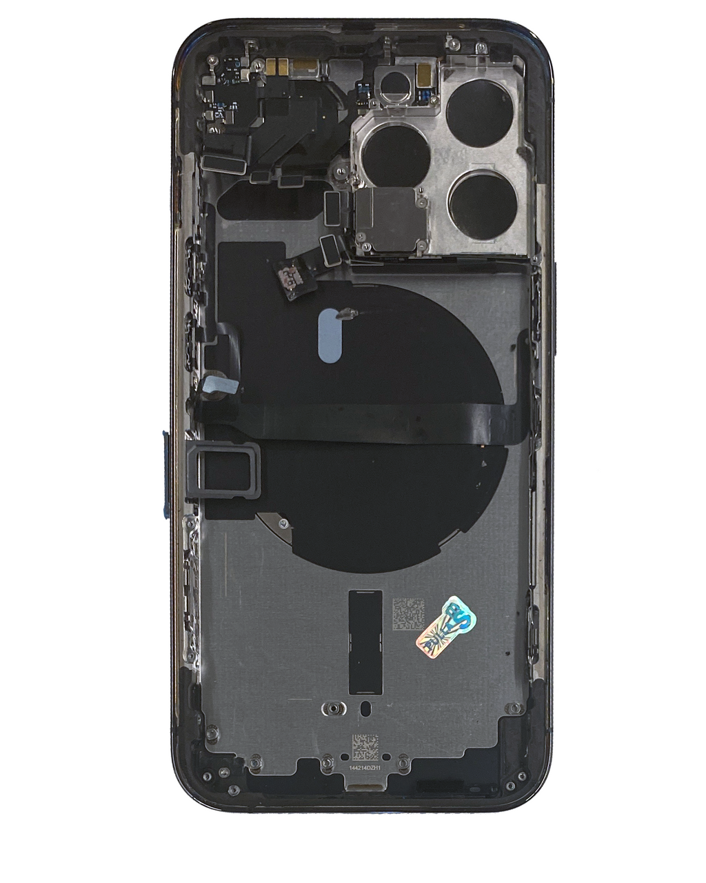 Backcover/Rahmen mit Small Parts für iPhone 13 Pro (EU / Global Version) (gebrauchter OEM-Ausbau, Qualität A) (Graphite)
