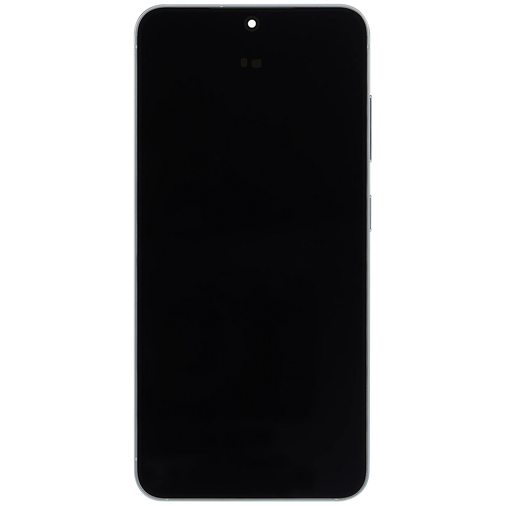 OLED-Display mit Rahmen für Samsung Galaxy S25 5G (US & International) (Aftermarket Plus) (Mint)