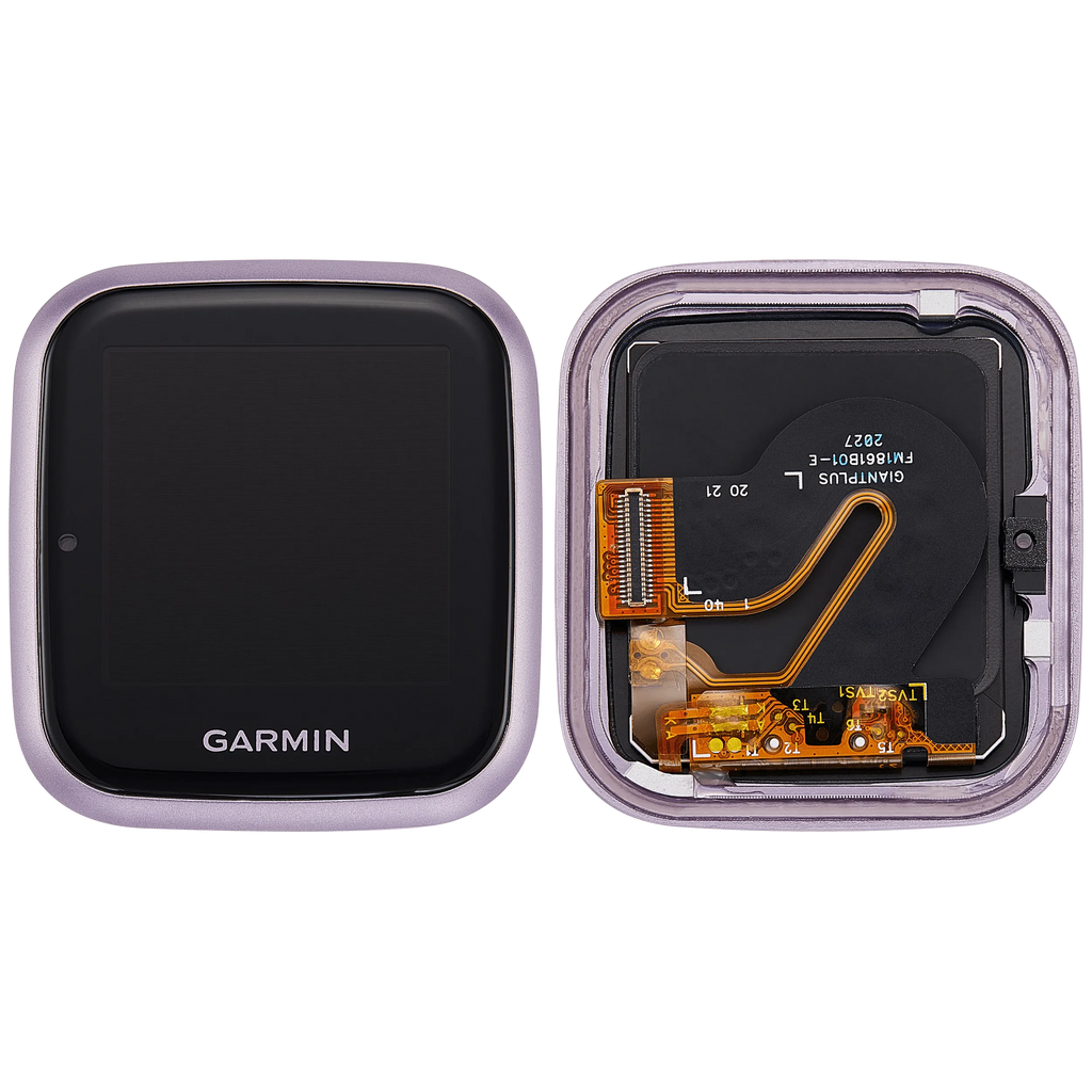 LCD-Display mit Rahmen für Garmin Venu SQ (2020) (Premium) (Orchid)
