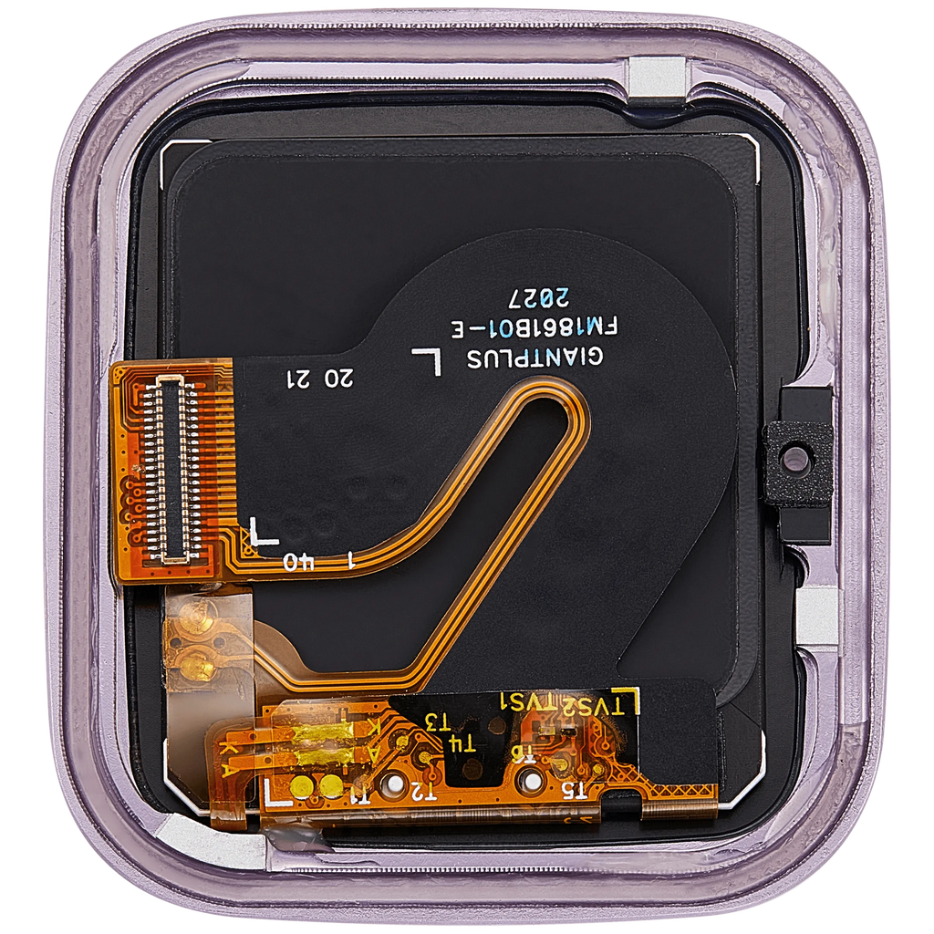 LCD-Display mit Rahmen für Garmin Venu SQ (2020) (Premium) (Orchid)