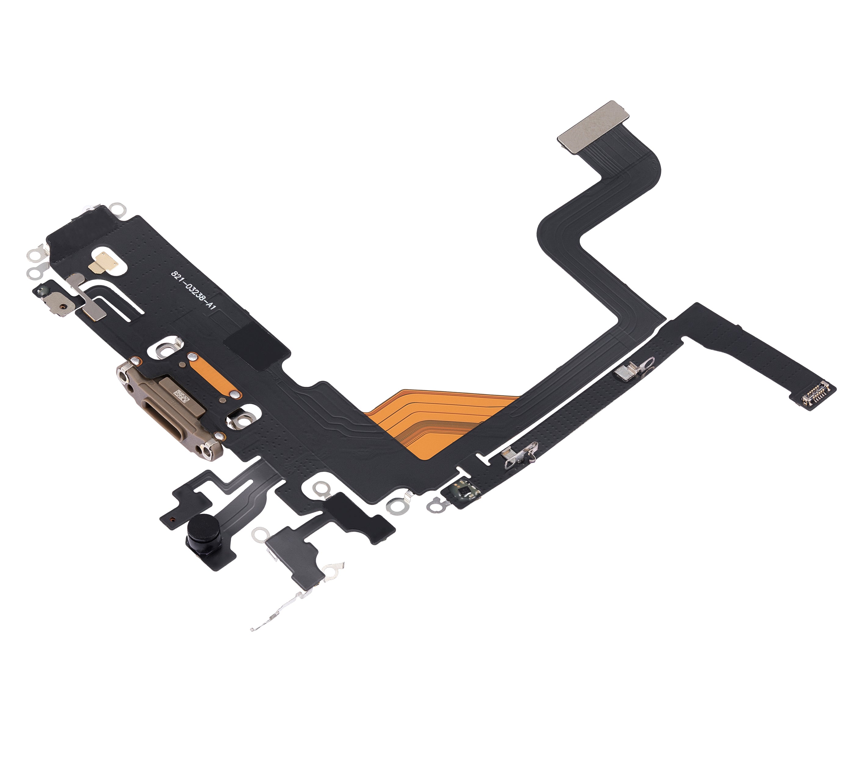 Ladebuchse-Flexkabel für iPhone 13 Pro (Aftermarket Plus) (Gold)