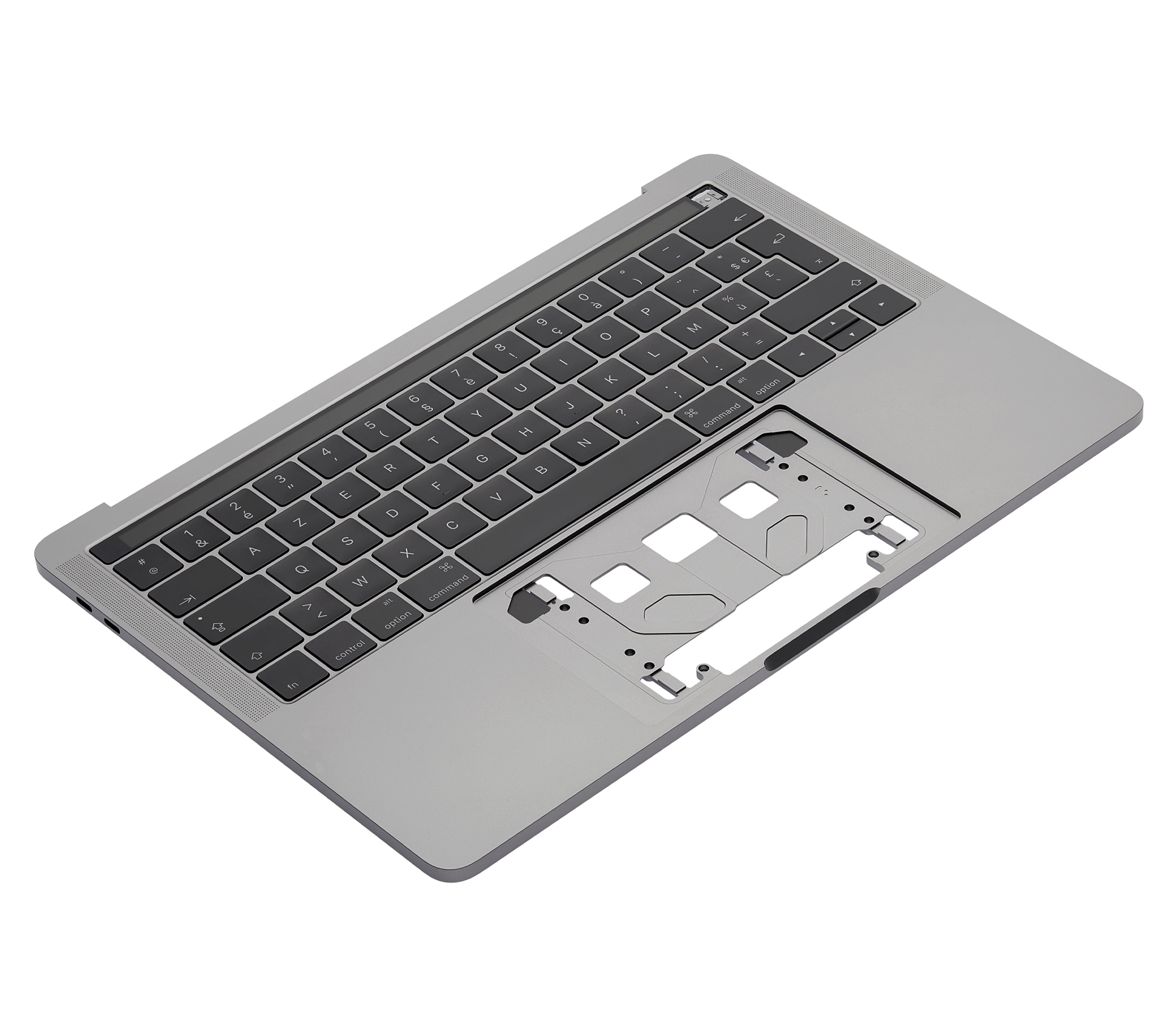 Top Case mit Keyboard (ISO French) für MacBook Pro 13" A1706 (2016-2017) (Space Grau)