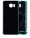 Glas-Backcover Samsung Galaxy Note 5 Schwarz Saphir ohne Logo Aftermarket Plus