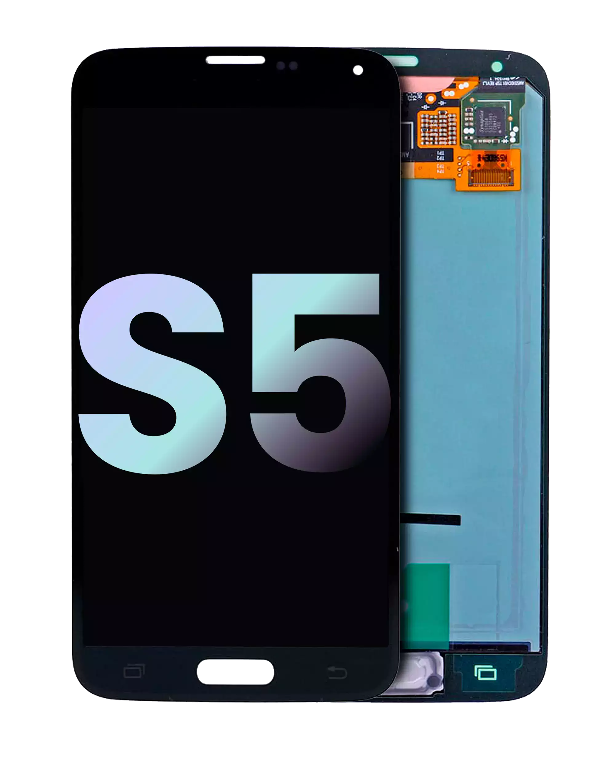 OLED-Display ohne Rahmen für Samsung Galaxy S5 (Service Pack) (Schwarz)