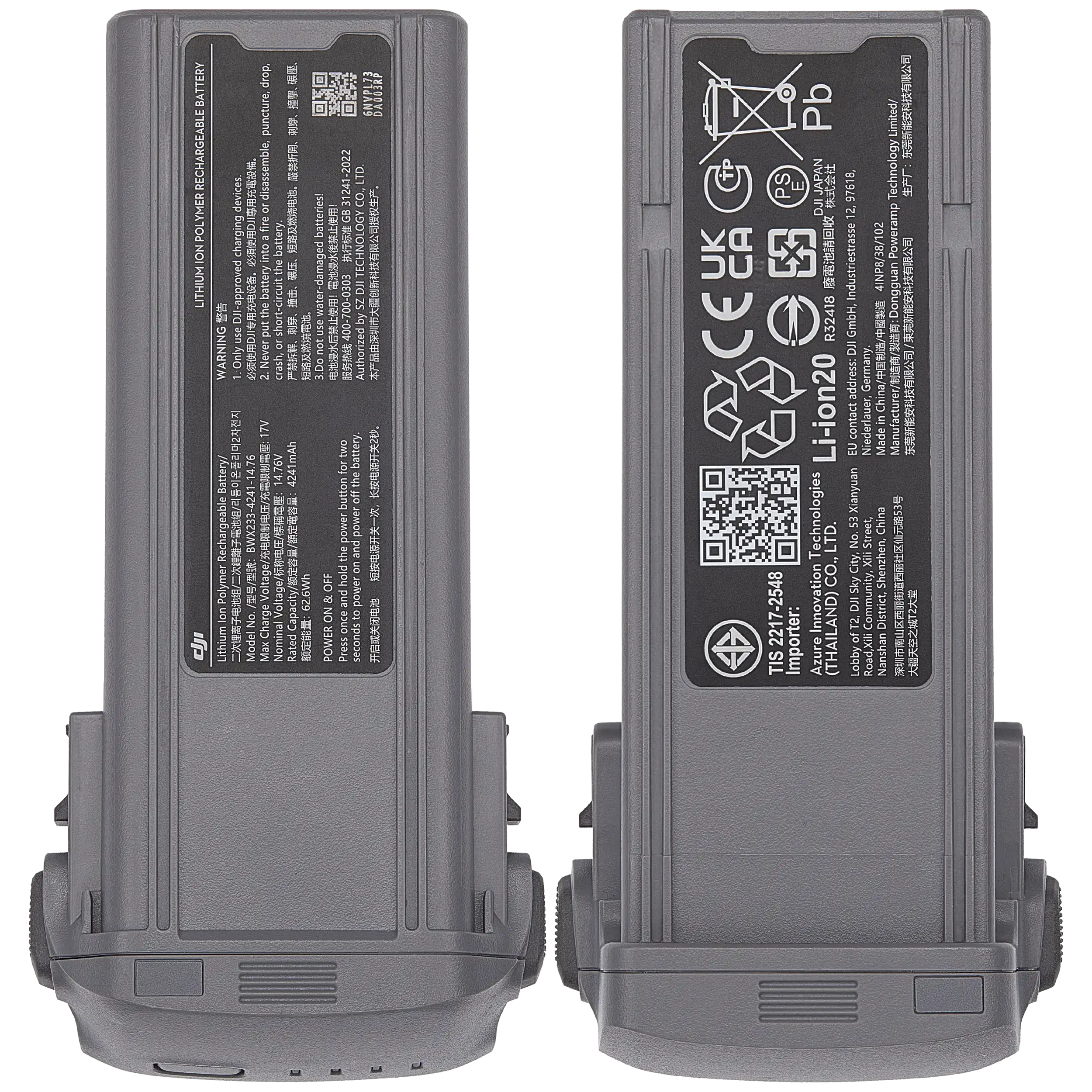 Replacement Akku für DJI Air 3 (gebrauchter OEM-Ausbau, Qualität A)