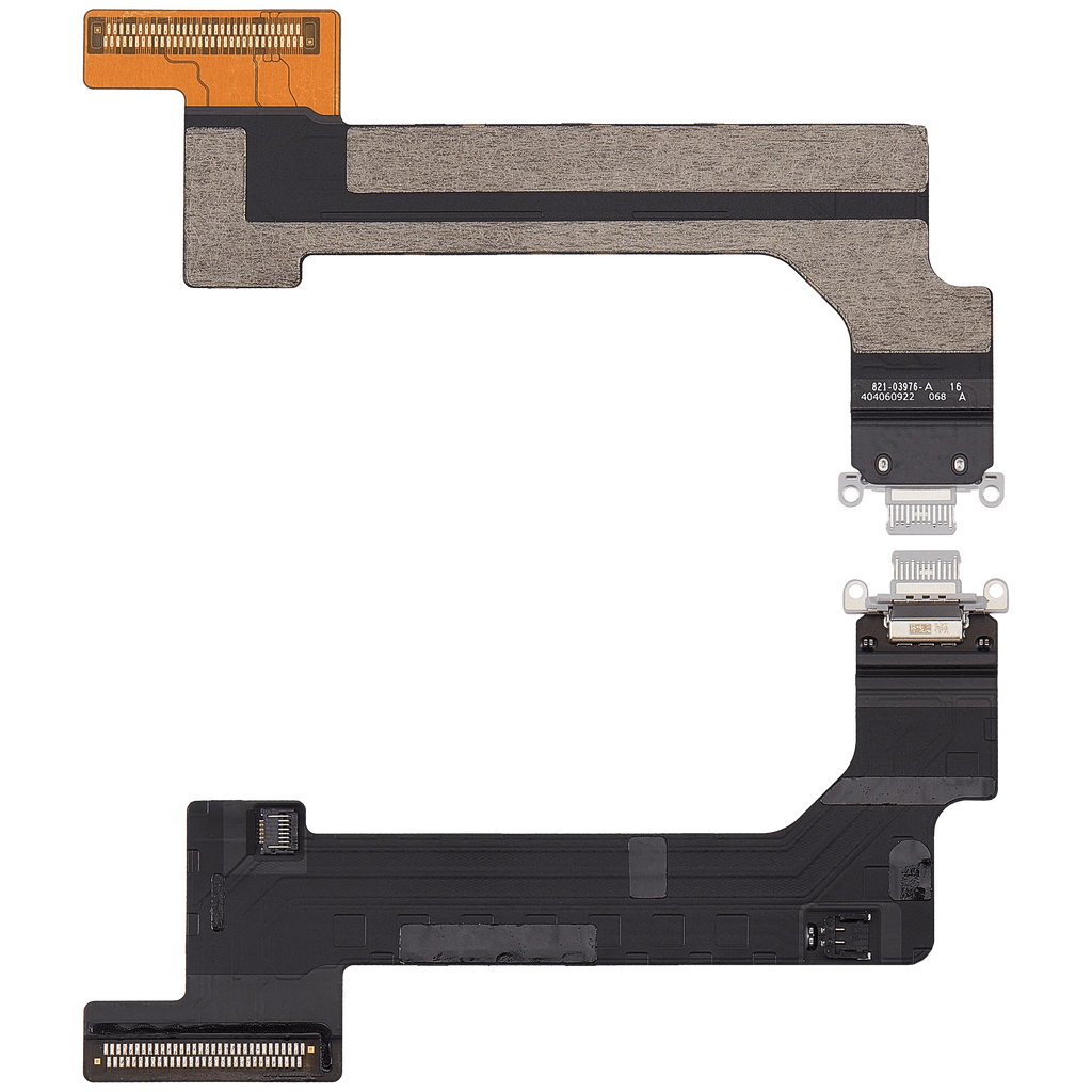 Ladebuchse Flex Cable für iPad 10 (2022) (Cellular) (gebrauchter OEM-Ausbau, Qualität A) (Silber)