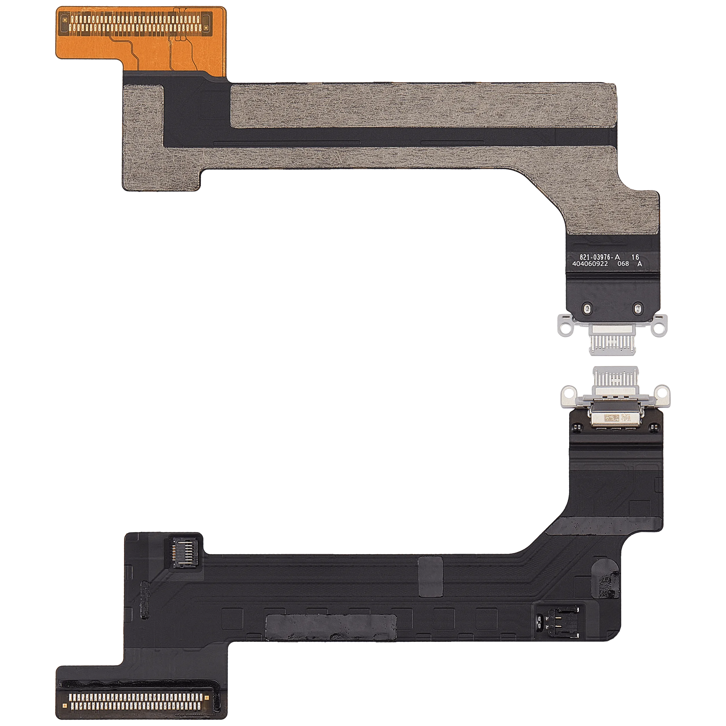 Ladebuchse Flex Cable für iPad 10 (2022) (Cellular) (gebrauchter OEM-Ausbau, Qualität A) (Silber)