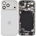 Backcover/Rahmen mit Ladebuchse Flex & Small Parts für iPhone 17 Pro Max (US-Version) (gebrauchter OEM-Ausbau, Qualität C) (Silber)