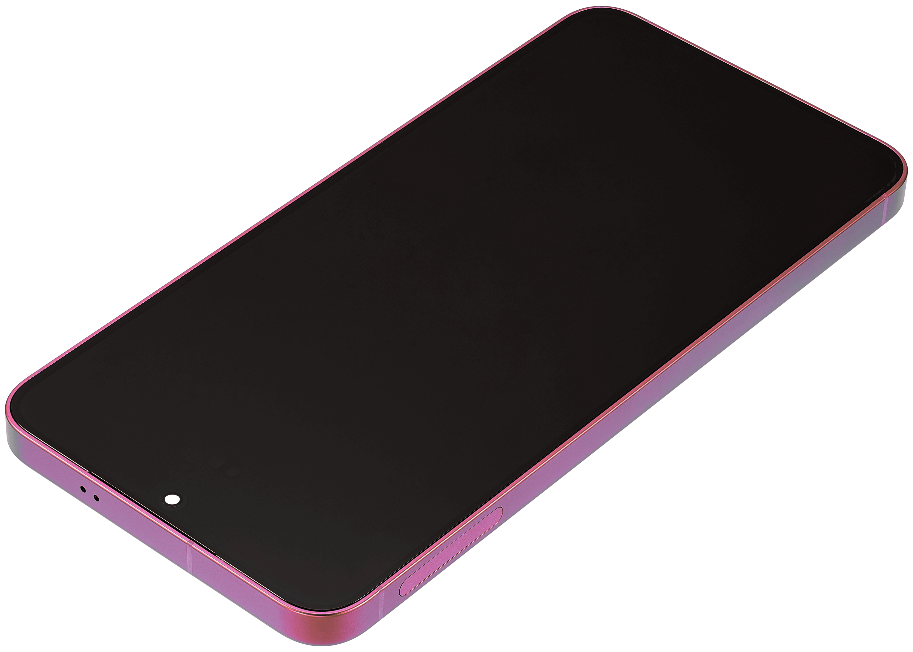 OLED-Display mit Rahmen für Samsung Galaxy S25 Plus 5G (US & Internationale Version) (Aftermarket Plus) (Coral Rot)
