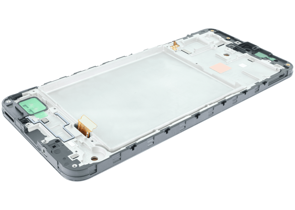 OLED-Display mit Rahmen für Samsung Galaxy A17 5G (A176 / 2025) (Aftermarket Plus) (Alle Farben)