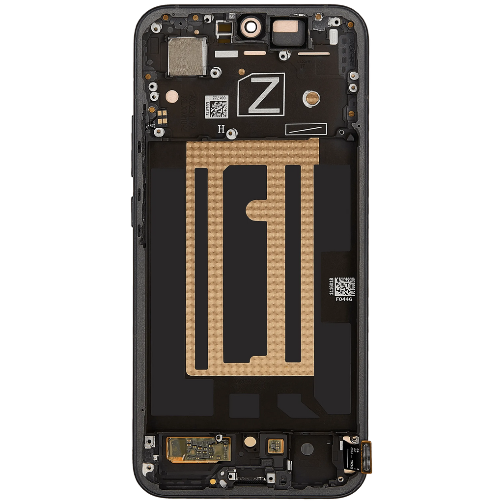 OLED-Display mit Rahmen für OPPO Reno 13 (Refurbished) (Schwarz)
