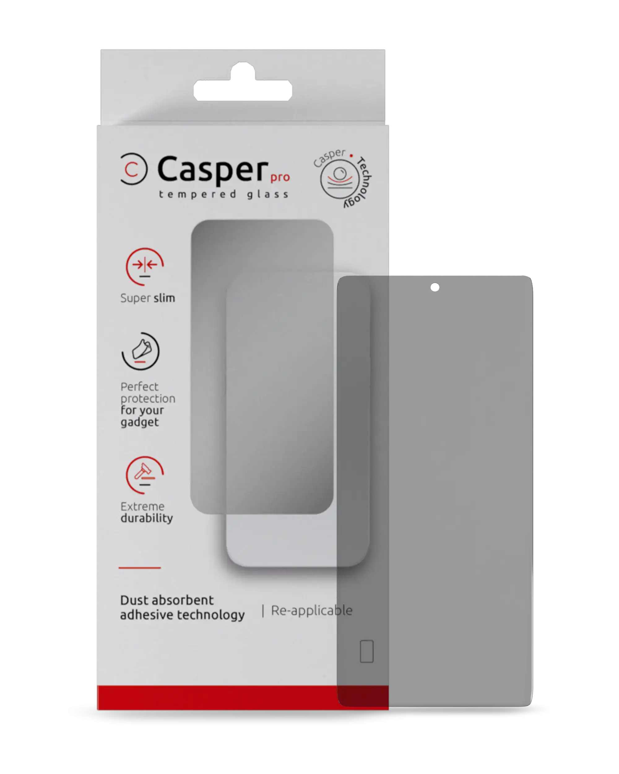 Casper Pro Panzerhartglas Sichtschutz für Samsung Galaxy S25 Ultra
