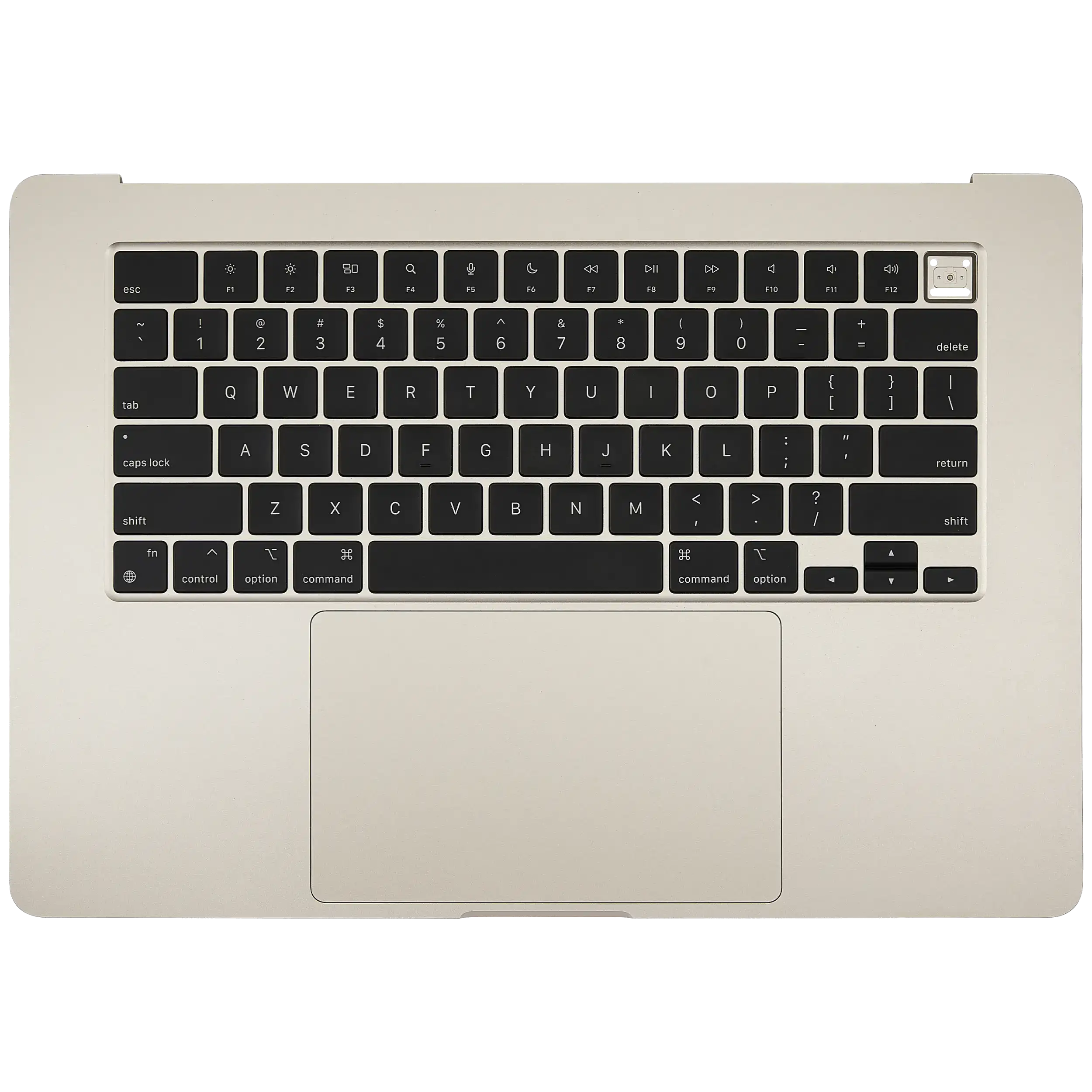 Topcase mit Akku & Tastatur für MacBook Air 15" A3114, US, gebrauchter OEM-Ausba