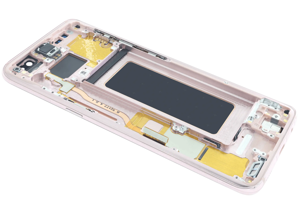 LCD-Display mit Rahmen für Samsung Galaxy S8 (Service Pack) (Pink)