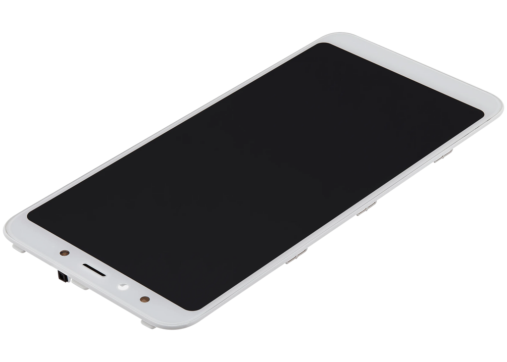 LCD-Display mit Rahmen für Xiaomi Mi A2 (Aftermarket Plus) (Weiß)