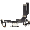 Ladebuchse-Flexkabel für iPhone 16e (Aftermarket Plus) (Schwarz)