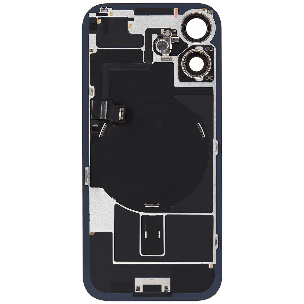 Backcover mit MagSafe Magnet & NFC & Blitz-Flexkabel für iPhone 17 (gebrauchter OEM-Ausbau, Qualität C) (Sage)