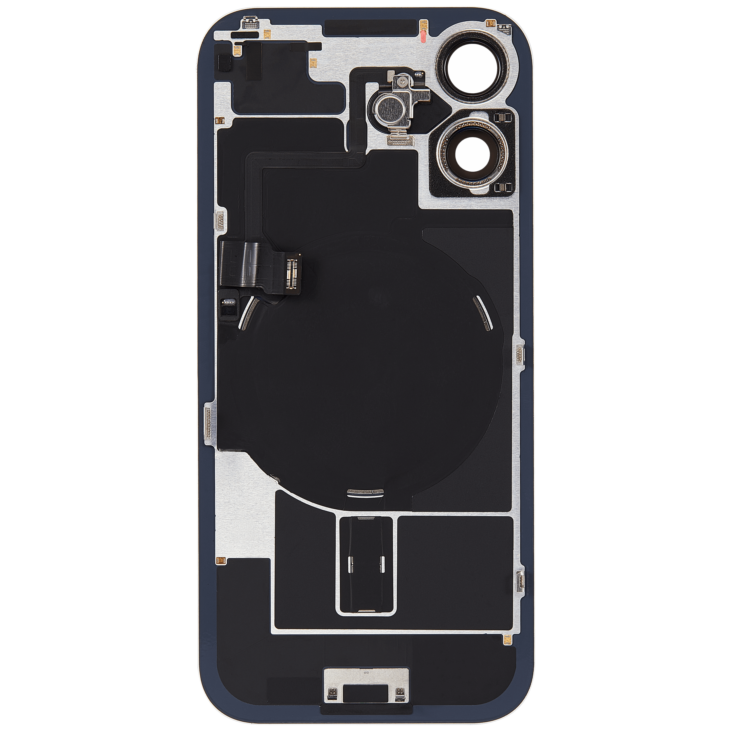 Backcover mit MagSafe Magnet & NFC & Blitz-Flexkabel für iPhone 17 (gebrauchter OEM-Ausbau, Qualität C) (Sage)