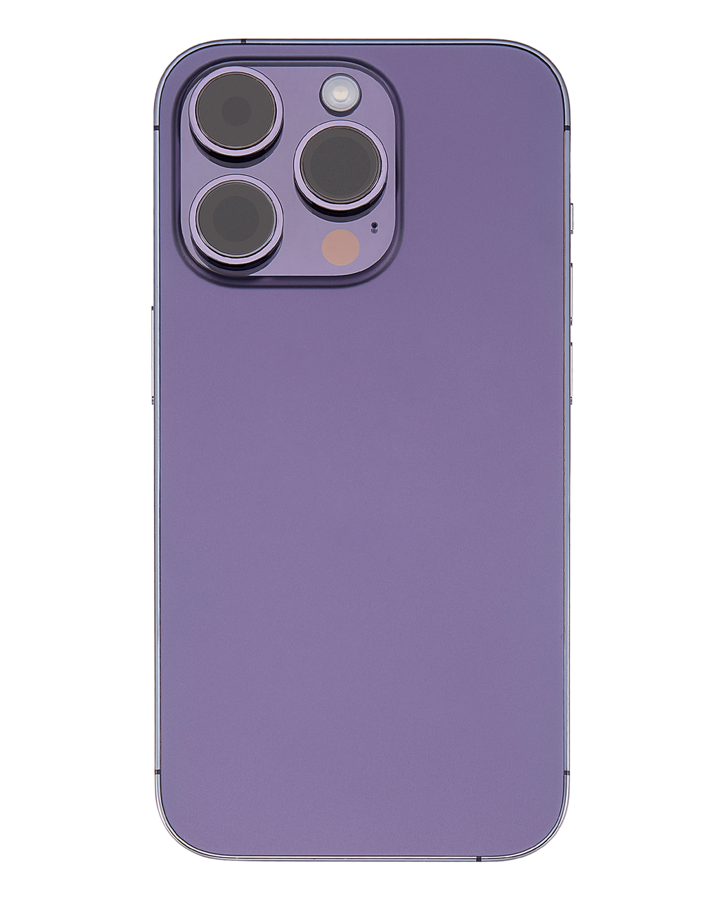 Backcover/Rahmen mit Small Parts für iPhone 14 Pro (EU / Global Version) (gebrauchter OEM-Ausbau, Qualität A) (Deep Purple)