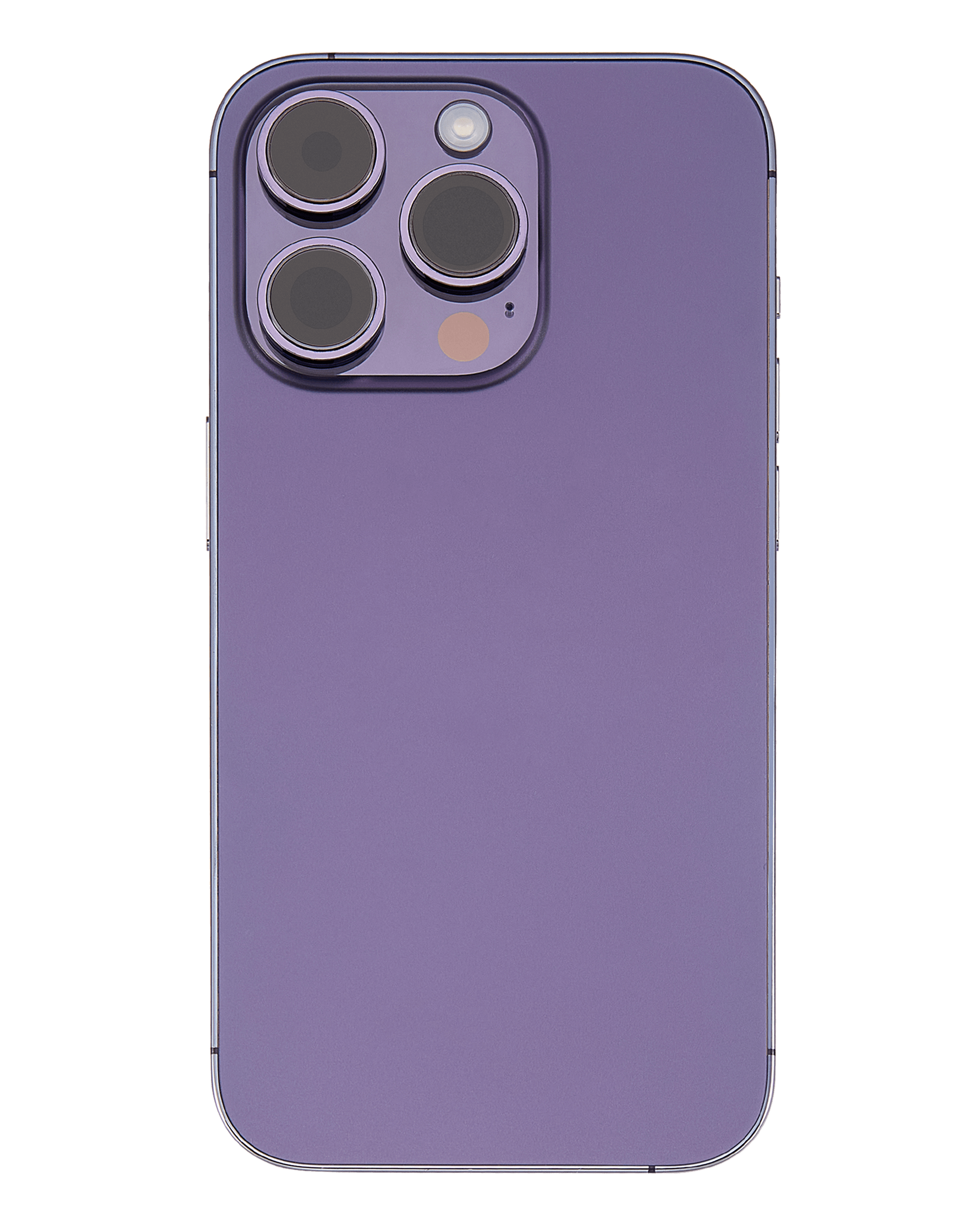 Backcover/Rahmen mit Small Parts für iPhone 14 Pro (EU / Global Version) (gebrauchter OEM-Ausbau, Qualität A) (Deep Purple)
