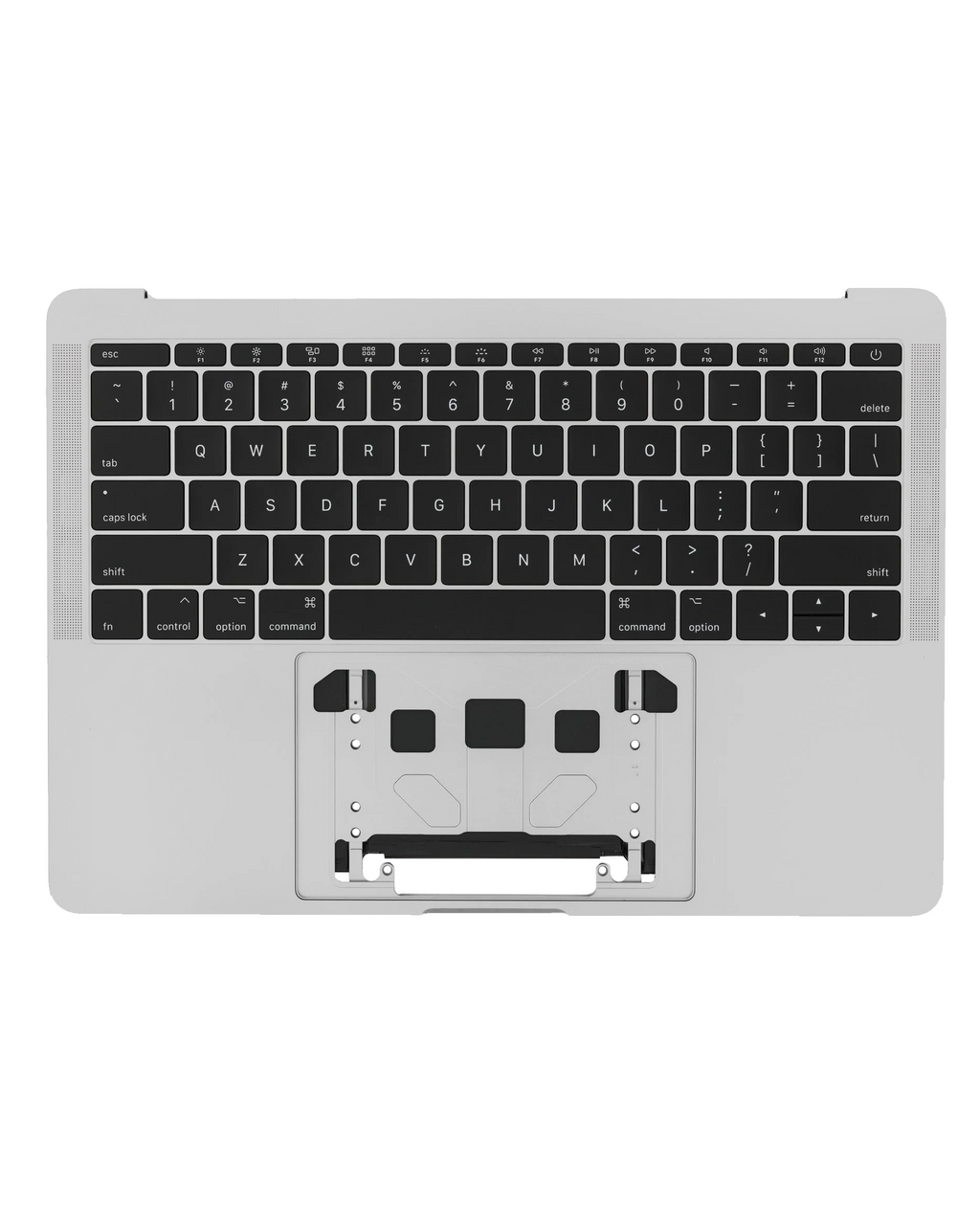 Top Case mit Akku and Keyboard (ANSI US) für MacBook Pro 13" A1708 (2016) (gebrauchter OEM-Ausbau, Qualität A) (Silber)