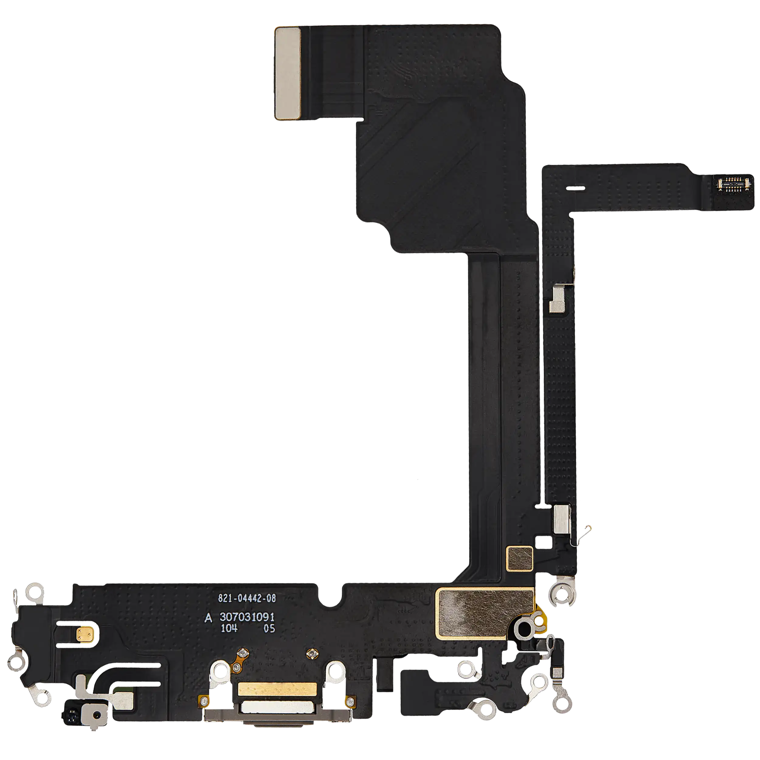 Ladebuchse Flex Cable für iPhone 15 Pro Max (gebrauchter OEM-Ausbau) (Natural Titanium)