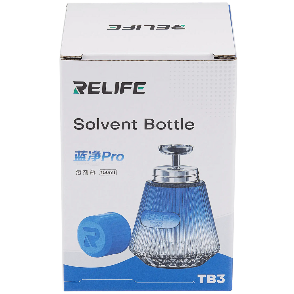 TB3 Dispenser Pump Solvent Glass Bottle (150ml) (Relife)
