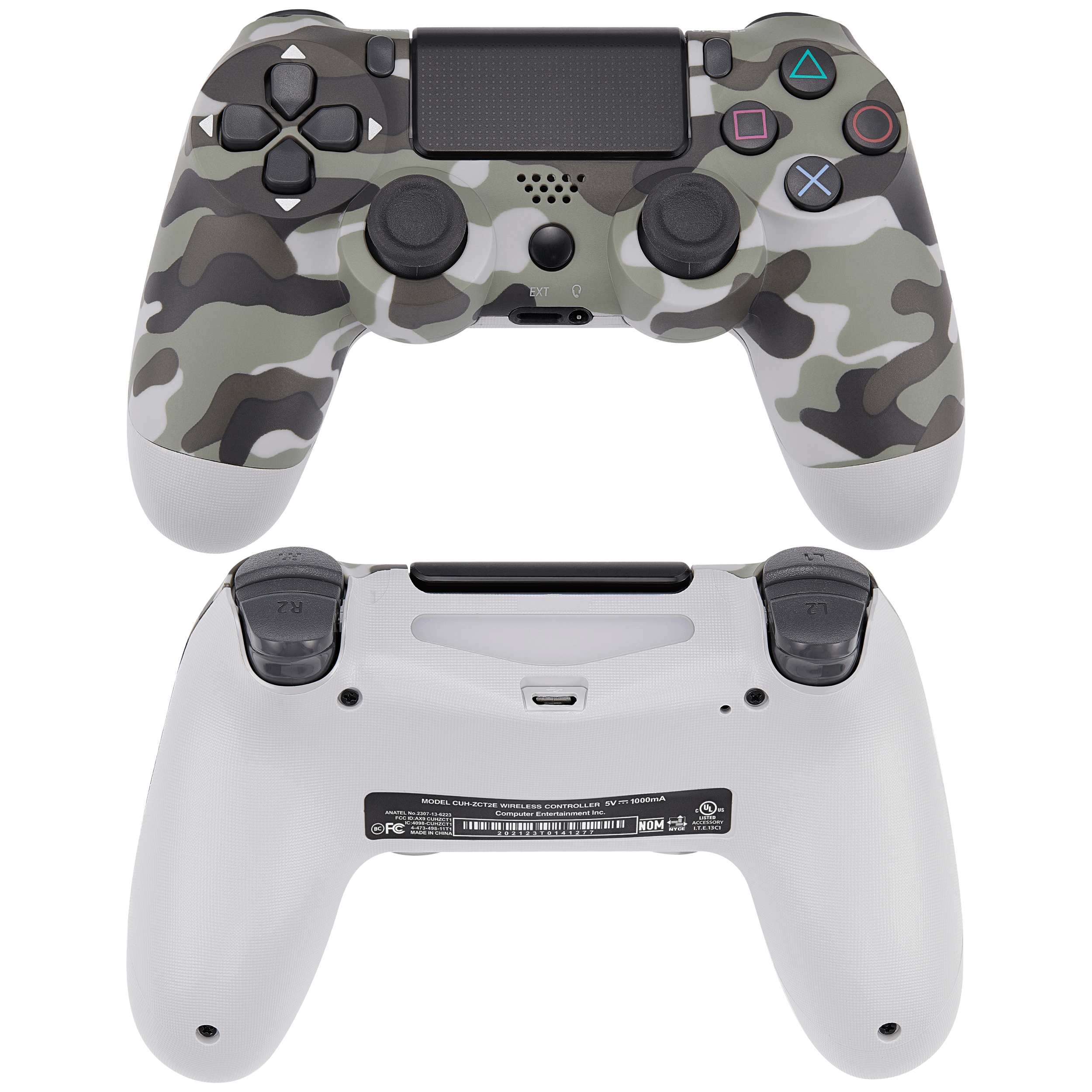 DoubleShock 4 Wired Controller für Playstation 4 (Gray Camo)