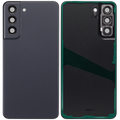 Backcover Glass mit Camera Lens für Samsung Galaxy S21 FE 5G (ohne Logo) (Aftermarket Plus) (Graphite)