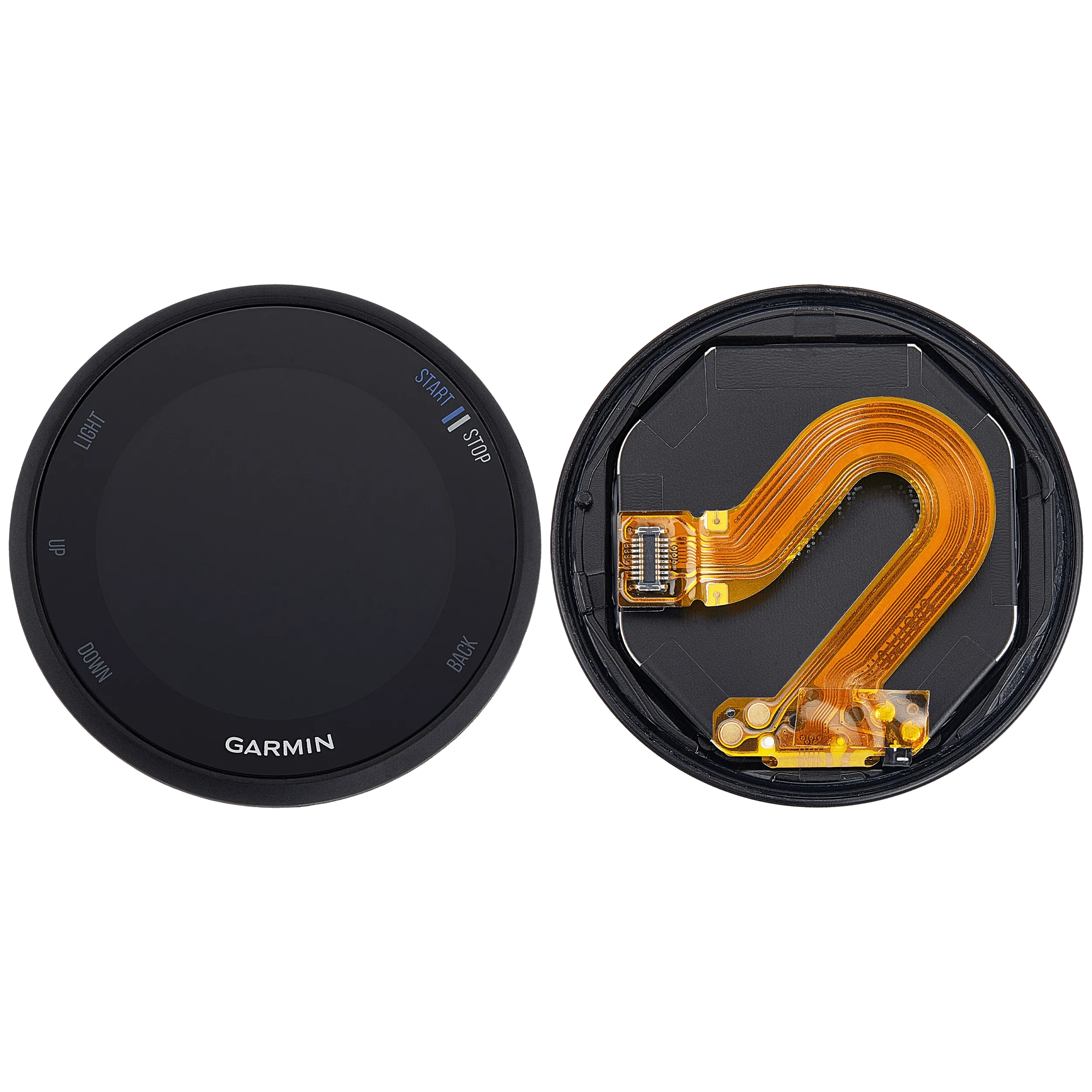 LCD-Display mit Rahmen für Garmin Forerunner 45S (2019) (Premium) (Blau)