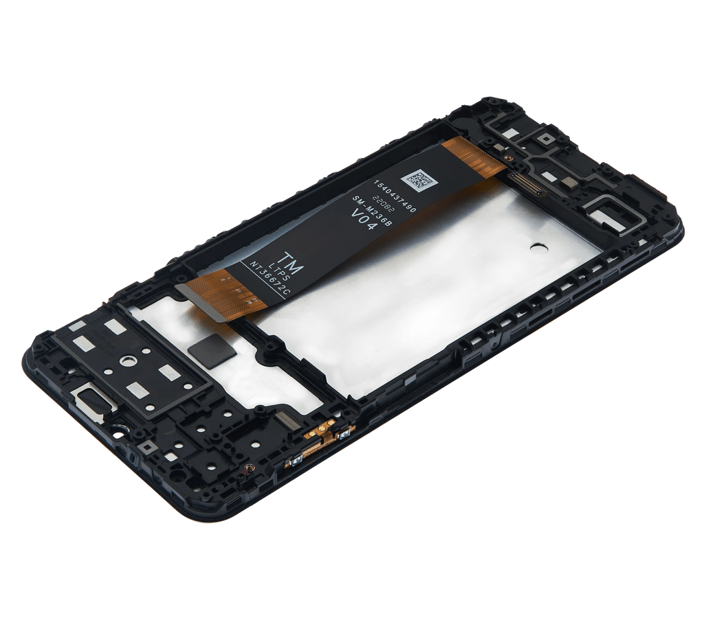 LCD-Display mit Rahmen für Samsung Galaxy A13 4G (A135 / 2022) / A13s (A137 / 2022) (Aftermarket Plus) (Alle Farben)