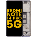 OLED-Display mit Rahmen für Xiaomi Redmi Note 14 Pro 5G (Refurb) Lavender Lila