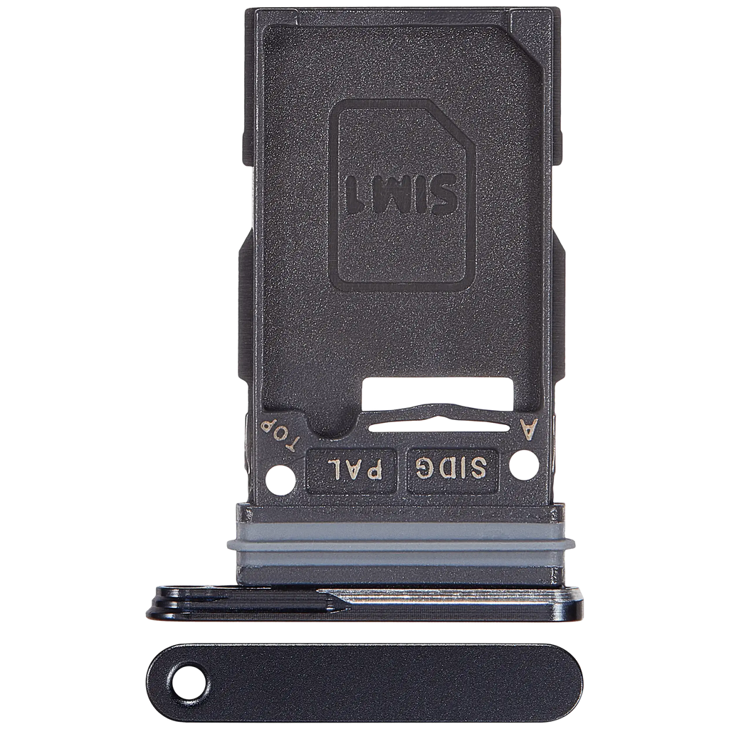 Single Sim Card Tray für Samsung Galaxy S26 Plus (S947) (Schwarz)