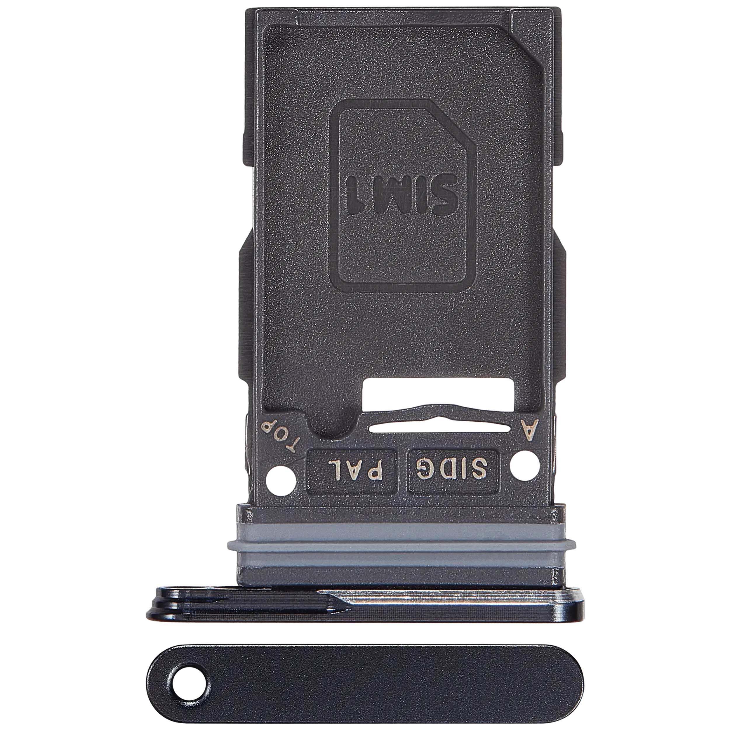 Single Sim Card Tray für Samsung Galaxy S26 Plus (S947) (Schwarz)