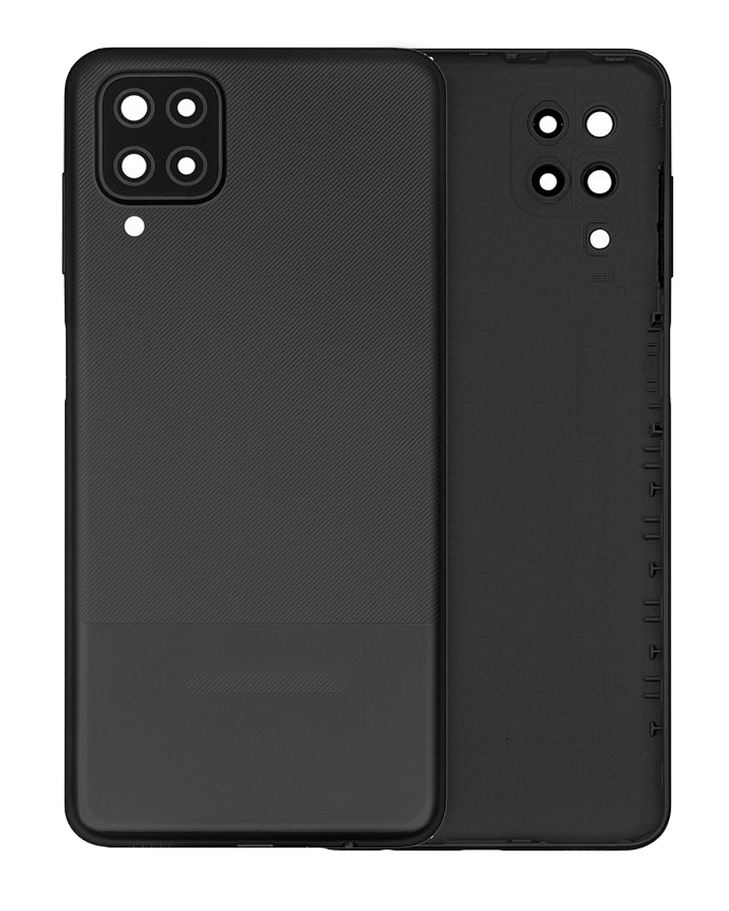 Backcover mit Kameralinse für Samsung Galaxy A12 (Service Pack) Schwarz