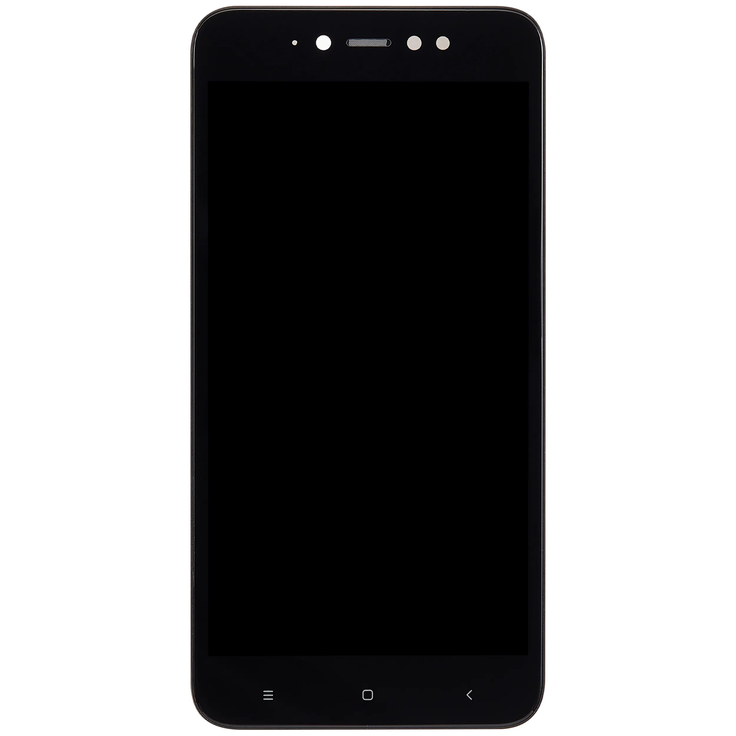 LCD-Display mit Rahmen für Xiaomi Redmi Note 5A (Aftermarket Plus) (Schwarz)