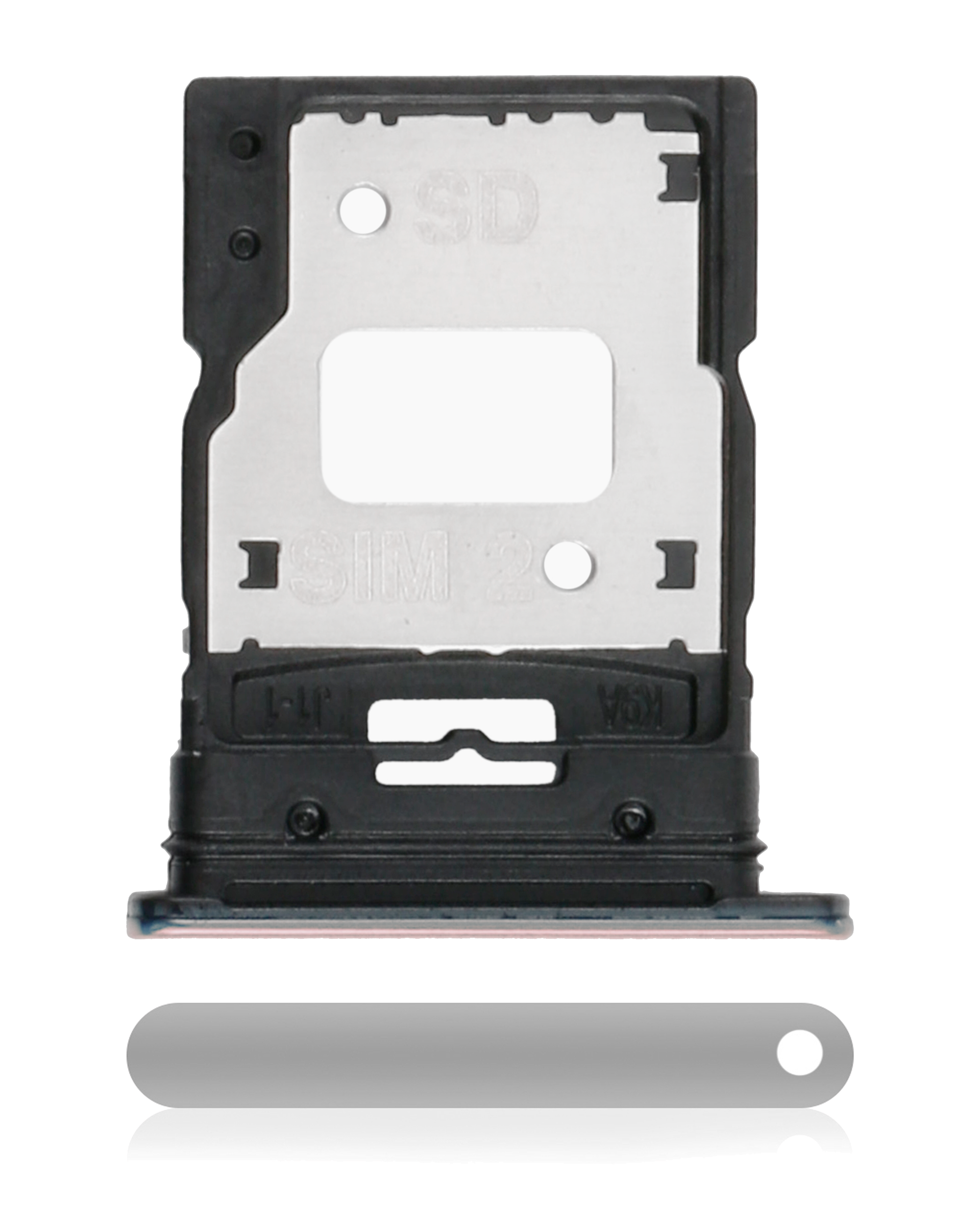 Dual SIM Card Tray for Xiaomi Mi 11 Lite (Silver)