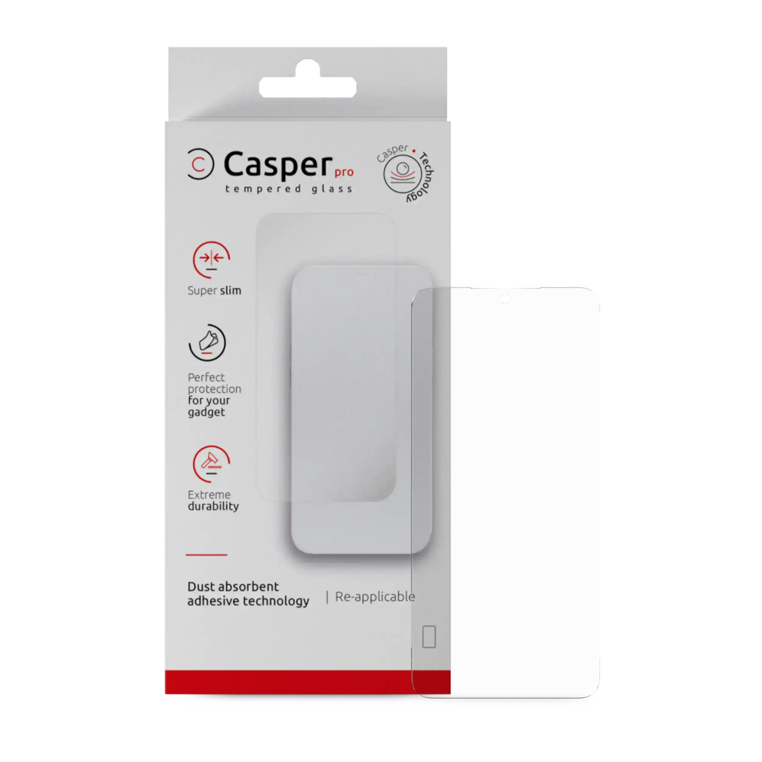 Casper Pro Tempered Glass for Motorola Moto G Power (XT2515 / 2025) (Retail Pack) (Clear)