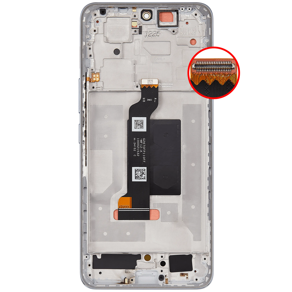 OLED-Display mit Rahmen für Honor 200 (Refurbished) (Emerald Green)