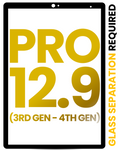 2in1 Frontglas mit OCA für iPad Pro 11 5.Gen 2024 Glastrennung