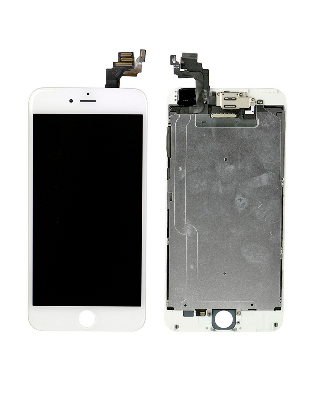 Complete LCD-Display für iPhone 6 Plus (mit Front Camera: Prox Sensor & Ear Speaker) (Aftermarket Pro: XO7) (Weiß)