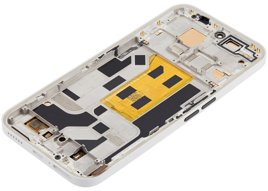 OLED-Display mit Rahmen für Nothing Phone (2a) (Refurbished) (Weiß)